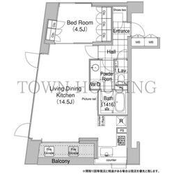 コンフォリア代官山青葉台の物件間取画像